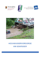 Titelblatt Leitfaden Hochwasservorsorge am Gewässer