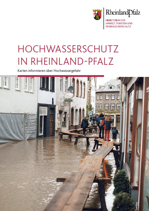 Ansicht Faltblatt zum Hochwasserrisikomanagement